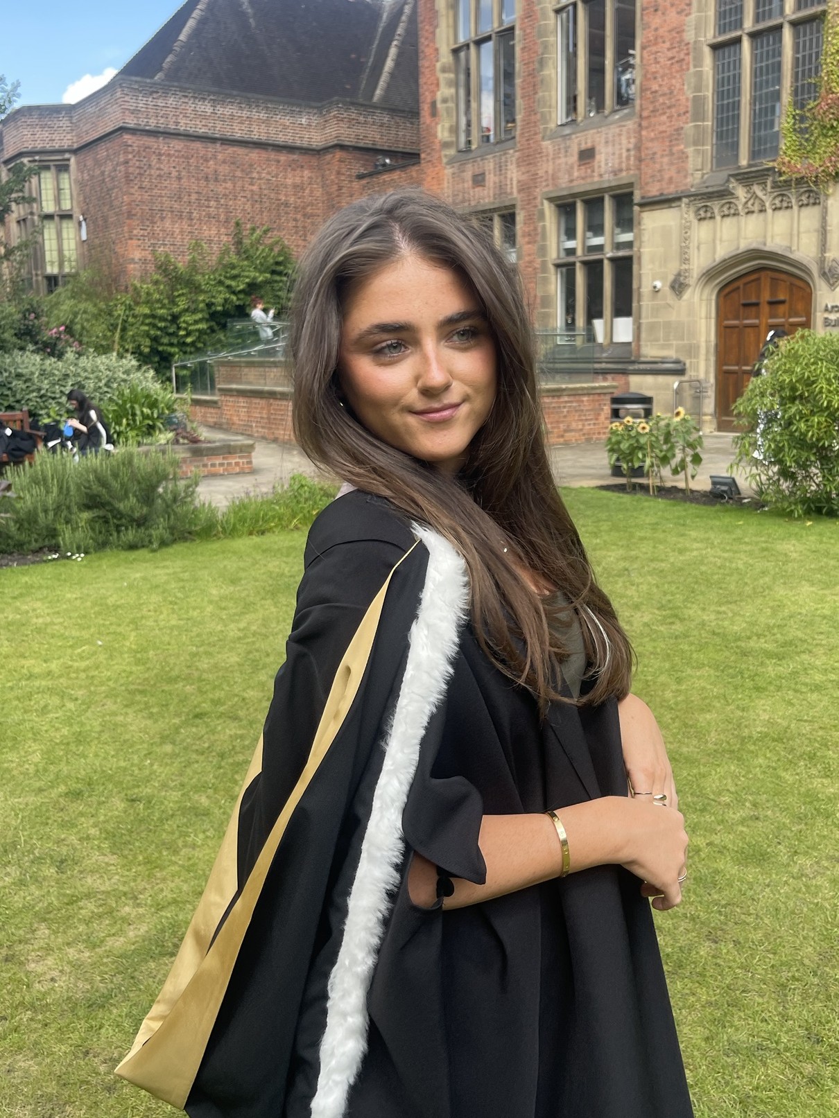 Kiera Curry at graduation, Newcastle University